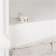Bowery Hill Engineered Wood Color Changing Electric Fireplace in White