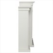 Bowery Hill Traditional Wood Electric Fireplace with Bookcases in Ivory
