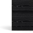 Bowery Hill Contmeporary 6 Drawer Double Dresser in Black Woodgrain