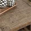 Bowery Hill Reclaimed Pine End Table in Weathered Gray Finish