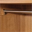 Bowery Hill Engineered Wood Wardrobe Armoire w/Hanging Rod in Highland Oak