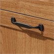 Bowery Hill Engineered Wood Wardrobe Armoire w/Hanging Rod in Highland Oak