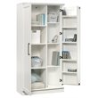 Bowery Hill 2-Door Modern Engineered Wood Storage Cabinet in Soft White