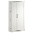 Bowery Hill 2-Door Modern Engineered Wood Storage Cabinet in Soft White