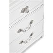 Bowery Hill Modern styled Engineered Wood Chest in White Finish