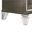 Bowery Hill Transitional Wood Brown Finish 5-Drawer Flip-Top Chest