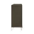 Bowery Hill Transitional Wood Brown Finish Six Drawer Dresser
