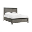 Bowery Hill Transitional Wood Gray Queen Panel 4PC Bedroom Set