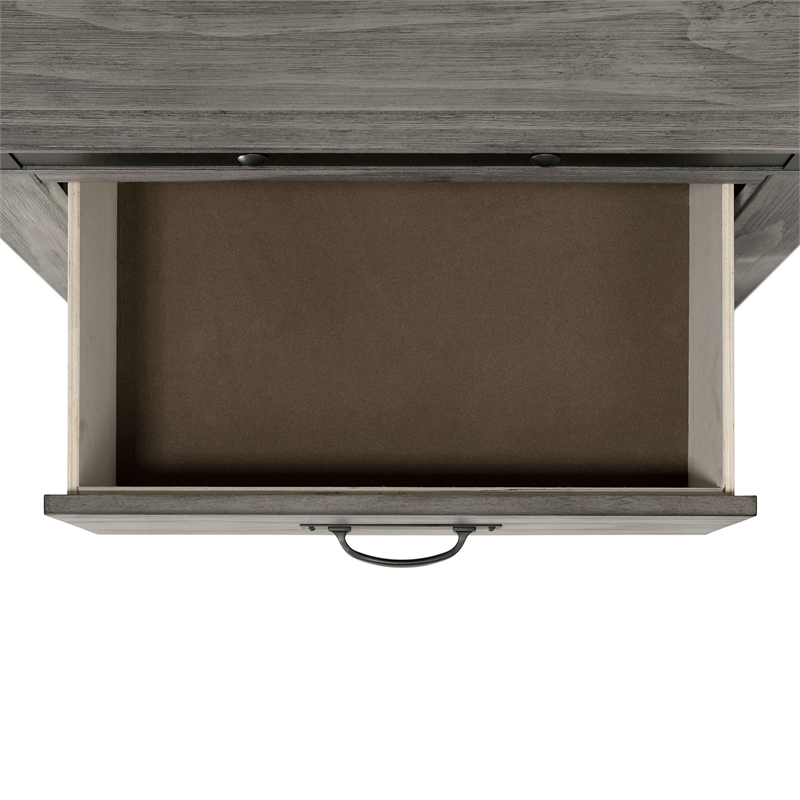 Bowery Hill Transitional Wood Gray Queen Panel 4PC Bedroom Set