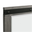 Bowery Hill Transitional Wood Gray Queen Panel 4PC Bedroom Set