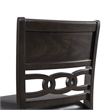 Bowery Hill Wood Counter Height Faux Leather Side Chair Set in Walnut