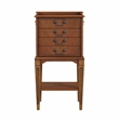 Bowery Hill Traditional styled Wood 4-Drawer Brown Finish Chest