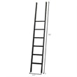 Bowery Hill 2 pc 5-Adjustable Shelf Tall Modern Wood Bookcase in Oak