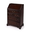 Bowery Hill Wood Cherry Finish Traditional Drop Front Secretary in