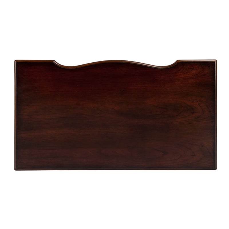 Bowery Hill Solid Wood Traditional Writing Desk in Cherry Finish