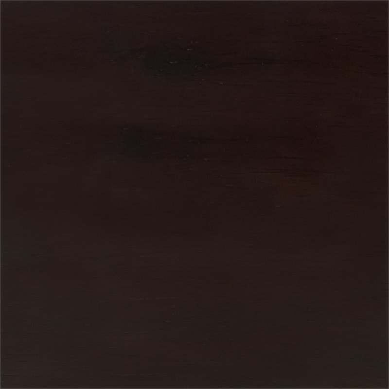 Bowery Hill Contemporary Wood/Fabric Vanity Stool in Pink Finish