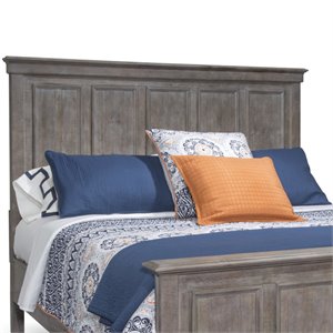 Bowery Hill Modern Wood King Panel Headboard in Dovetail Gray