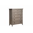 Bowery Hill Traditional styled Wood Drawer Chest in Brown Finish