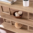 Bowery Hill Modern Geometric Console Table in Natural Finish