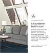 Bowery Hill Modern / Contemporary Fabric Sofa in Gray Finish