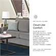Bowery Hill Modern / Contemporary Fabric Sofa in Gray Finish