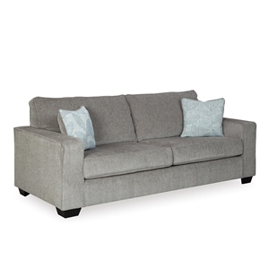 Bowery Hill Modern / Contemporary Fabric Sofa in Gray Finish