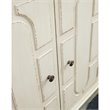 Bowery Hill Modern / Contemporary Wood Off White Accent Cabinet