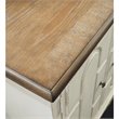 Bowery Hill Modern / Contemporary Wood Off White Accent Cabinet