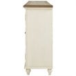 Bowery Hill Modern / Contemporary Wood Off White Accent Cabinet
