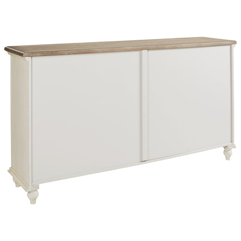 Bowery Hill Modern / Contemporary Wood Off White Accent Cabinet