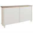 Bowery Hill Modern / Contemporary Wood Off White Accent Cabinet