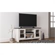 Bowery Hill Modern / Contemporary Glass White Finish 60