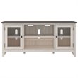 Bowery Hill Modern / Contemporary Glass White Finish 60