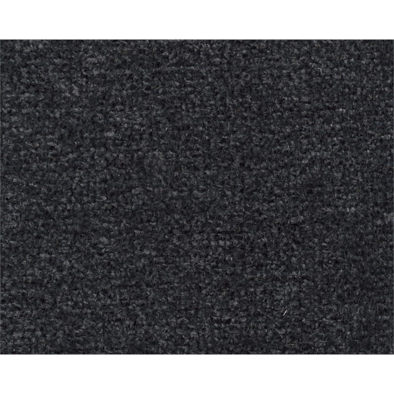 Bowery Hill Modern / Contemporary Fabric Gray Finish Ottoman