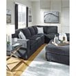 Bowery Hill Contemporary Fabric Gray Oversized Accent Ottoman