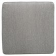 Bowery Hill Contemporary Fabric Gray Oversized Accent Ottoman