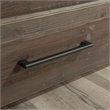 Bowery Hill Modern Engineered Wood Twin Mates Bed in Pebble Pine
