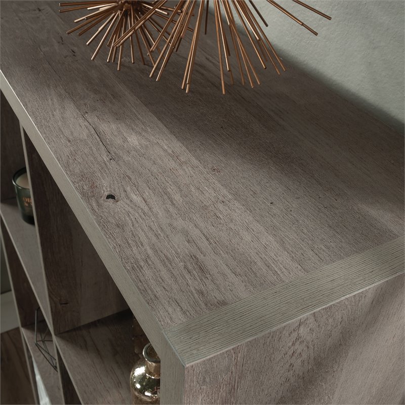 Bowery Hill Modern Engineered Wood 8-Cube Organizer in Mystic Oak