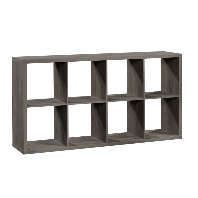 Bowery Hill Modern Engineered Wood 8-Cube Organizer in Mystic Oak