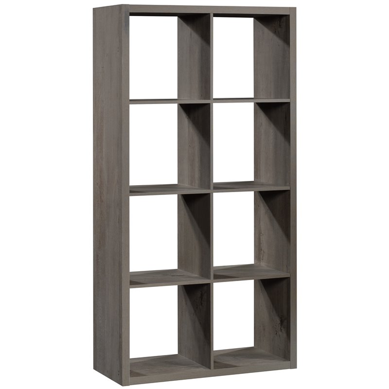 Bowery Hill Modern Engineered Wood 8-Cube Organizer in Mystic Oak