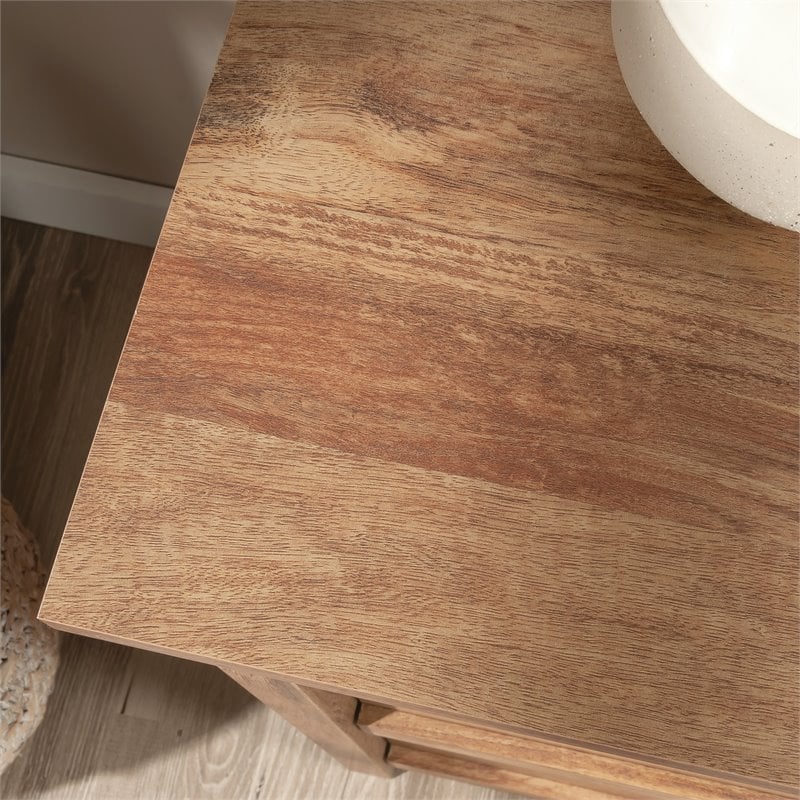 Bowery Hill 3-Drawer Farmhouse Engineered Wood Chest in Brown