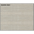 Bowery Hill Contemporary Wood Hall Tree And Shoe Bench in Gray