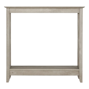 Bowery Hill Modern Farmhouse Console Table in Washed Gray Finish