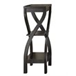 Bowery Hill Accent Table Side End Plant Stand Square Bedroom Laminate Brown