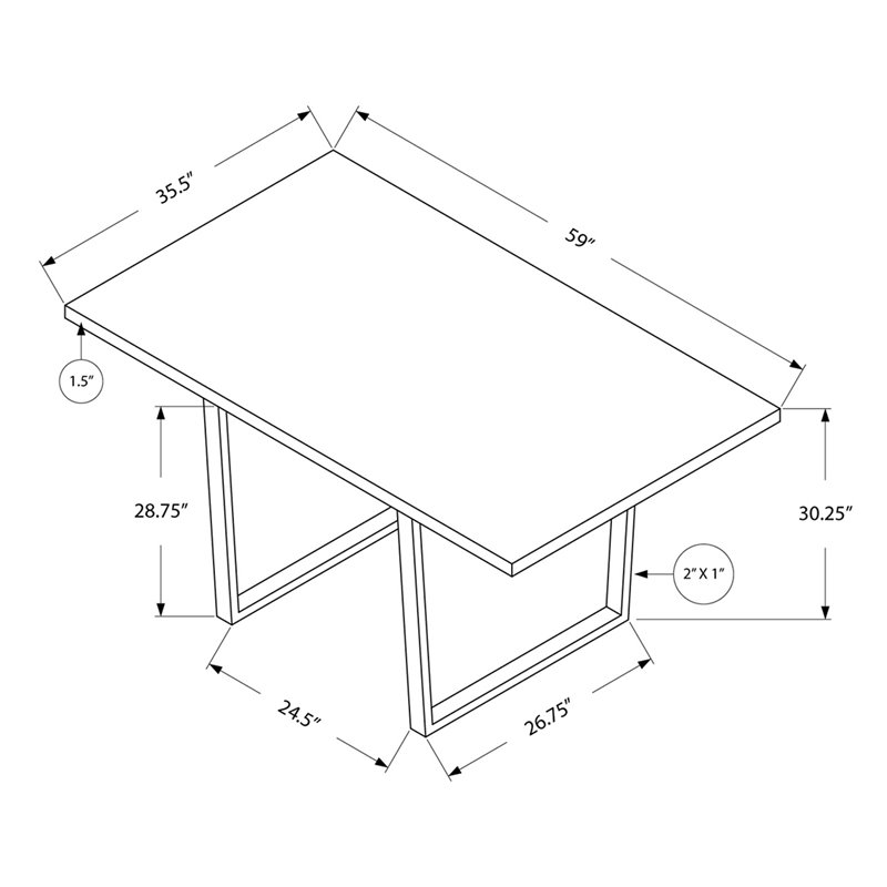 Bowery Hill Dining Table 60