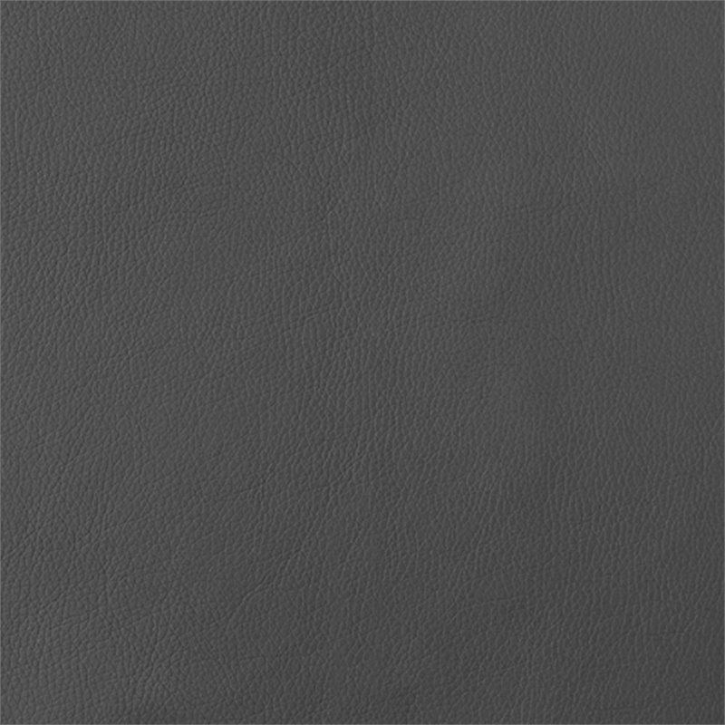 Bowery Hill Dining Chair Set Of 2 Side Kitchen Dining Room Pu Leather Look Gray