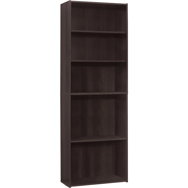 Bowery Hill Bookshelf Bookcase 6 Tier 72