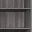 Bowery Hill Bookshelf Bookcase 6 Tier Office Bedroom Laminate Gray Transitional