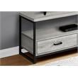 Bowery Hill Tv Stand 48 Inch Console Living Room Bedroom Laminate Gray