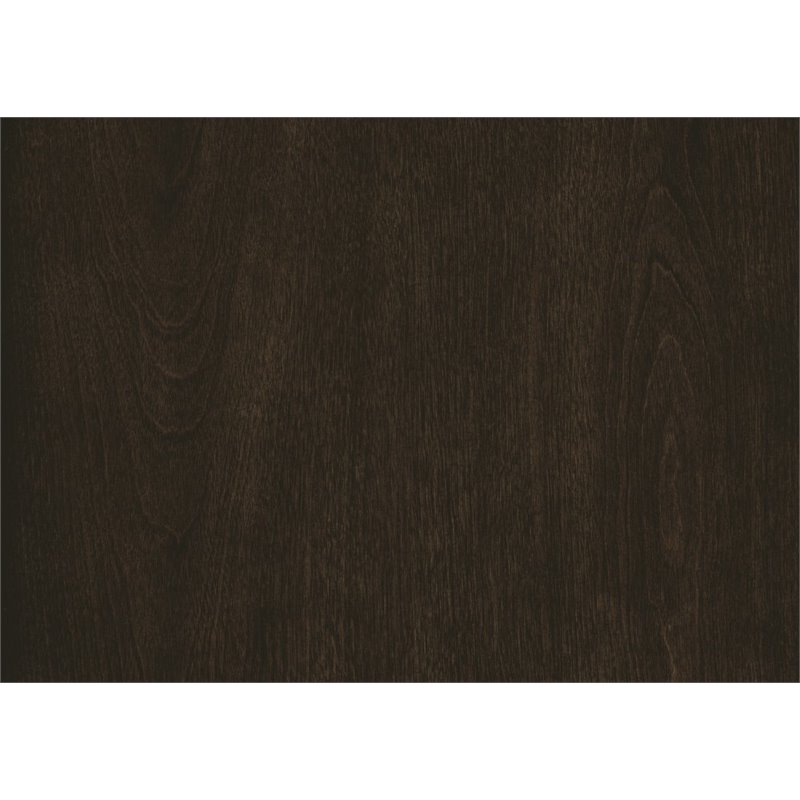 Bowery Hill Wood 2 Drawer Coffee Table in brown Cherry Finish